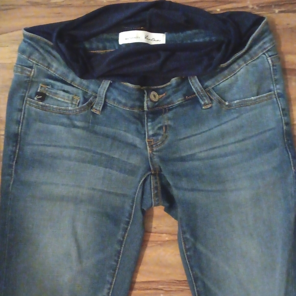 MATERNITY KANCAN Women's Distressed Skinny Jeans - Picture 2 of 3